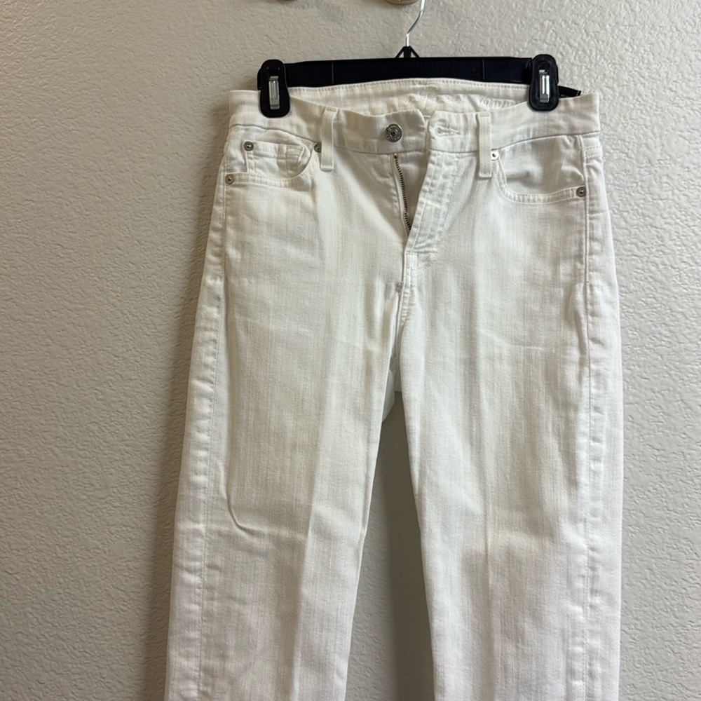 White seven jeans